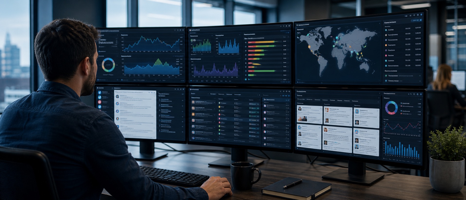 Reputation management platform with brand monitoring dashboard and search result analysis